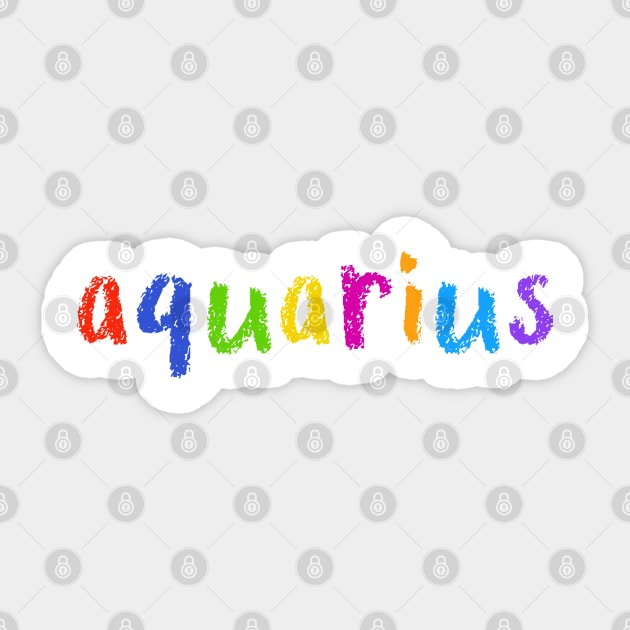 aquarius Sticker by NSFWSam